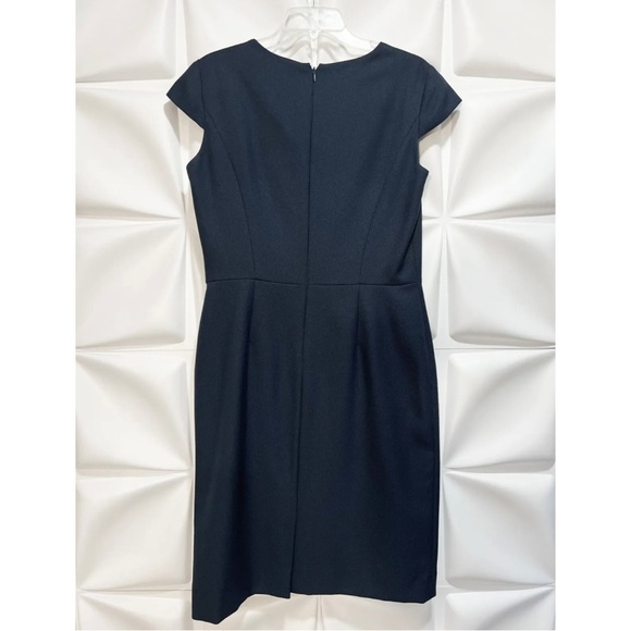 Preston & Yorke Sz 8 Teal Formal Jewel Satin Lined Dress Suit Cropped Jacket Set - Picture 5 of 11